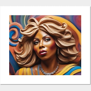 Portrait of Tina Turner Posters and Art